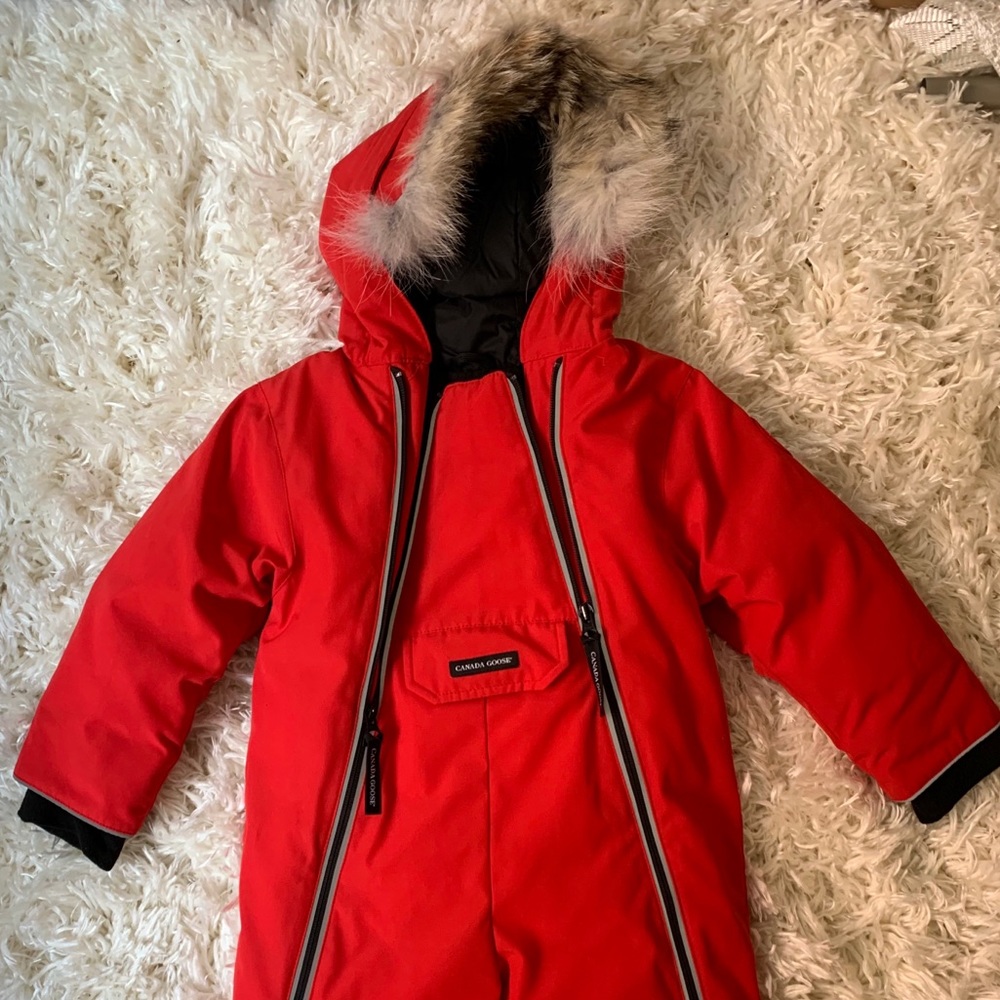 NWT CANADA GOOSE Baby Lamb Snowsuit